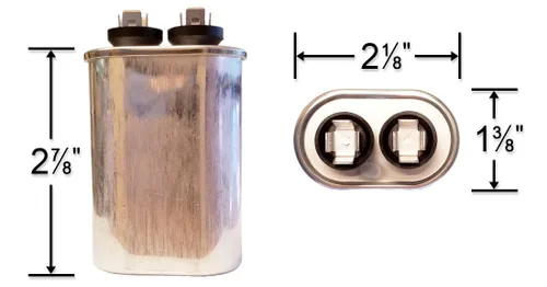 Miniatura 3 de GE 97F9002-Volt Genteq® Repuesto de capacitor de arranque, ovalado, de 10 microfaradios, 370 voltios a corriente alterna.