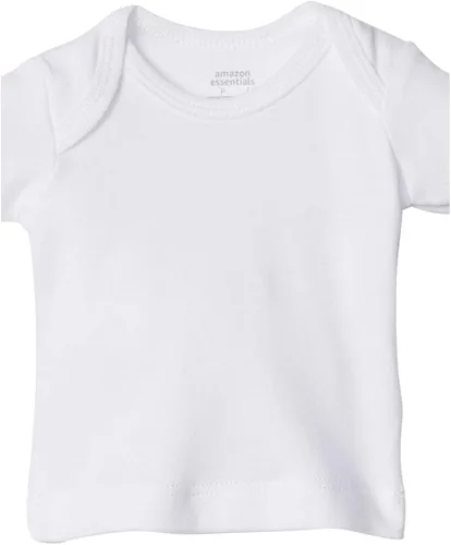 Miniatura 2 de Tienda Essentials Camiseta unisex con hombros descubiertos para bebés, paquete de 6