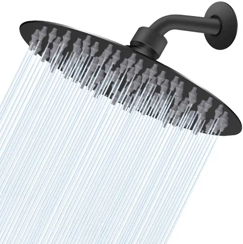 Miniatura 18 de NearMoon Cabezal de ducha de lluvia, diseño ultra fino - aumento de presión, experiencia genial, lluvia de alto flujo, acero inoxidable