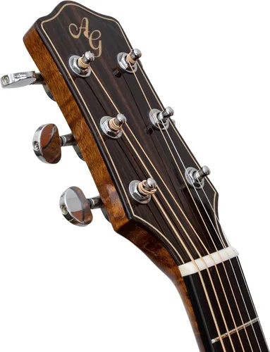 Miniatura 5 de Antonio Giuliani DN-3 Guitarra acústica de caoba con estuche de transporte y accesorios - Paquete completo de guitarra - Dreadnought