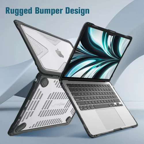 Miniatura 4 de Fintie Funda para MacBook Air de 13.6 pulgadas A3449 A3240 A3113 A2681 (versión 2022 2023 2024 2025 2026) – Carcasa rígida resistente para MacBook