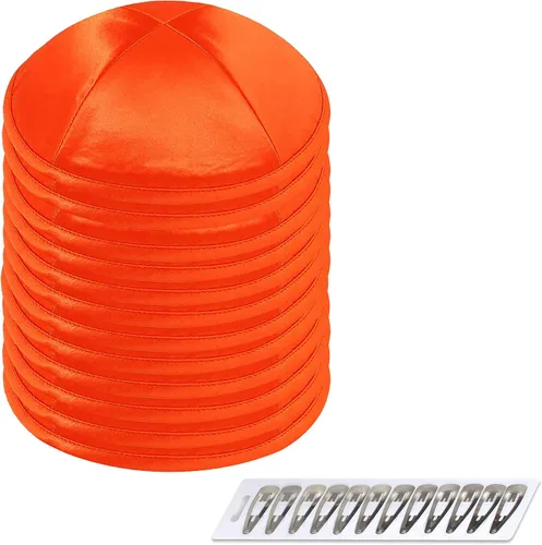 Miniatura 47 de Zion Judaica Deluxe Satin Kippot Bulk Packs Kippas o Kippa Individual Incluye Clips Kipa Gratis