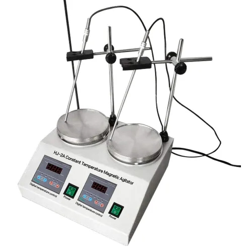 Miniatura 5 de Agitador magnético digital 0 ~ 2400 RPM Mezclador magnético de placa caliente mezclador agitador de laboratorio con barra de agitación