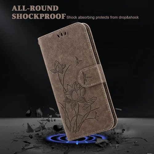 Miniatura 3 de Funda para iPhone 13/13 Mini/13 Pro/13 Pro Max, funda de cuero tipo cartera tipo libro con tapa y soporte para tarjeta y cierre magnético a prueba