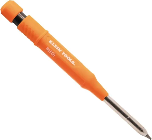 Miniatura 5 de KLEIN TOOLS 80188 Skribes 2.8 mm Lápiz de Carpintero Mecánico con Sacapuntas Incorporado y Paquete de 10 Recargas de Plomo de Grafito, para Marcado