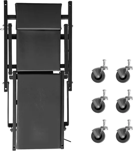 Miniatura 3 de Torin 36" Plataforma rodante plegable para auto, plataforma de taller para auto 2 en 1, plataforma para taller de auto, capacidad de 300 libras