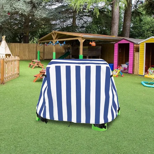 Miniatura 8 de Cubierta para mesa de agua para niños, resistente al aire libre, 600D, impermeable, anti-UV, a prueba de polvo, para niños, compatible con Step2