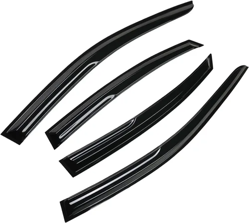 Miniatura 2 de 4 unidades de protectores de lluvia para ventana lateral tintados ahumados diseñados para Kia Forte 2019 2020 2021 2022 2023 EX FE GT LINE LXS