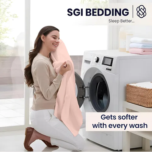 Miniatura 6 de SGI Bedding - Juego de sábanas de lujo de 4 piezas de algodón egipcio para RV tamaño King - 1000 hilos, sábanas 100% algodón, juego de sábanas
