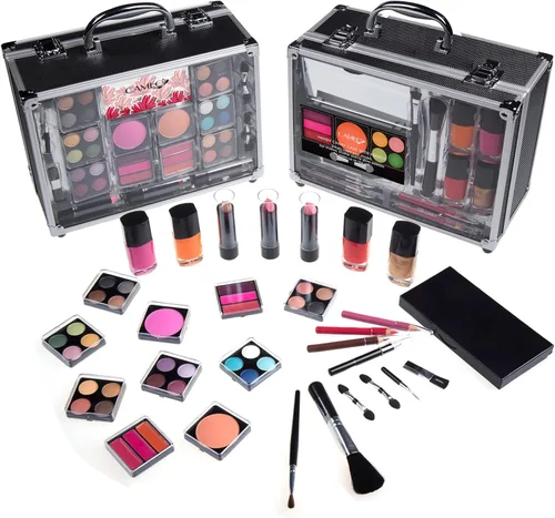 Miniatura 6 de Cameo Kit de maquillaje de tren con estuche de aluminio reutilizable para regalo