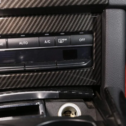 Miniatura 5 de YIWANG Cubierta del marco del panel del interruptor del aire acondicionado de la consola interior del ABS para Mercedes Benz Clase E W212 2014 2015