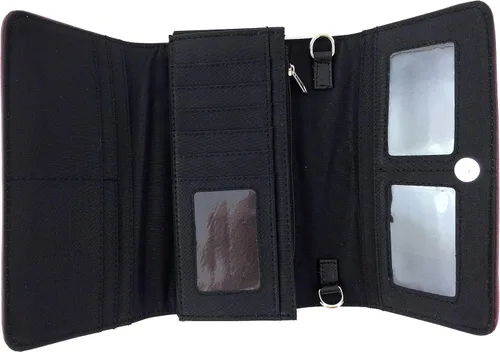 Miniatura 5 de Zelris Faith Love Hope Cross Angel Wing Bible Women Crossbody Trifold Wallet