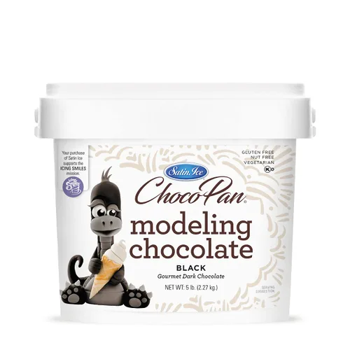 Miniatura 22 de Satin Ice ChocoPan - Chocolate blanco brillante para modelar (1 libra) para decoración de pasteles
