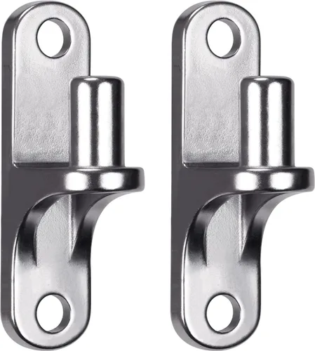 Miniatura 12 de Insaga Bisagra de puerta para valla de montaje en pared, bisagras de puerta de granja resistentes, acero inoxidable 304 fundido con diseño