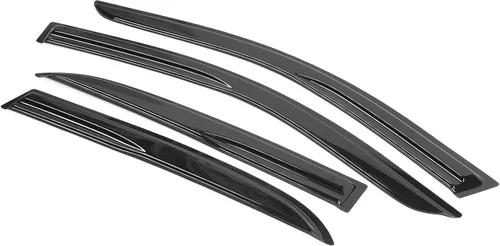 Miniatura 3 de IKON MOTORSPORTS Viseras de ventana compatibles con Honda Accord 2003-2007, deflectores de viento de ventana lateral externa JDM ahumados