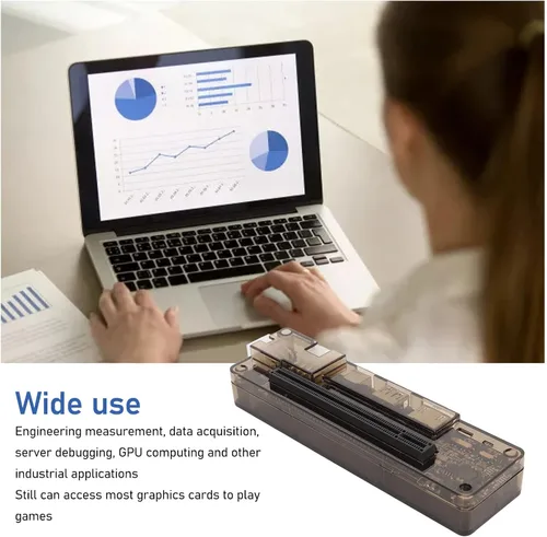 Miniatura 3 de GDC PCIe portátil externo independiente tarjeta de vídeo Dock soporte 6Pin externa discreta tarjeta gráfica base