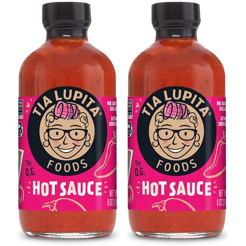 Miniatura 12 de Tia Lupita Chipotle - Salsa picante 8 oz x 1 botella Calor sabroso, especias medianas, ahumado, cuerpo completo, sin gluten, sin OMG, sin