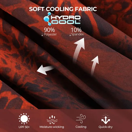 Miniatura 2 de KastKing Camisas de pesca UPF 50 para hombre, camisa de pesca de manga larga, transpirable, absorbe la humedad, camisas de sol para hombres