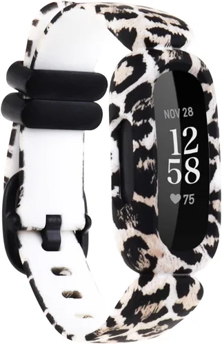 Miniatura 8 de Compatible con Fitbit Ace 3 bandas para niños, diseño suave impreso floral, accesorios de repuesto para Fitbit Ace 3 niños y niñas