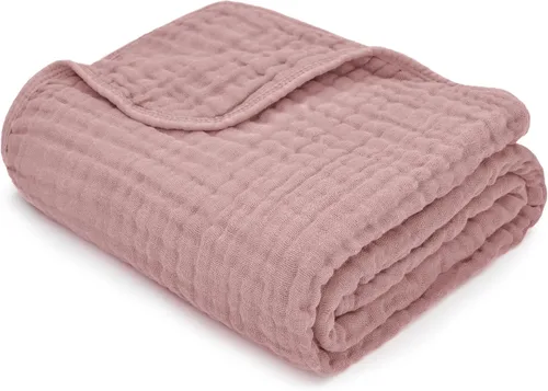 Miniatura 31 de Comfy Cubs - Manta de muselina para bebés, recién nacidos y niños pequeños, 6 capas algodón suave ligero, grande 40 x 40 pulgadas, transpirable