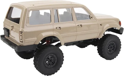 Miniatura 9 de Naroote RC Crawler, 500mAh 2.4GHz 1/16 Escala Completa Vehículo RC Camión Interior (Caqui)