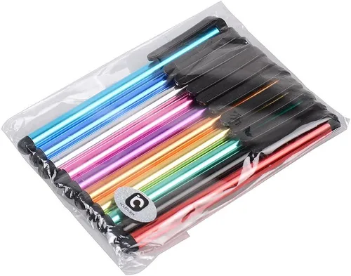 Miniatura 7 de IC ICLOVER Paquete de 10 lápices capacitivos, ligero de 4.1 pulgadas, pantalla táctil de metal, lápiz capacitivo para escribir/dibujar, apto