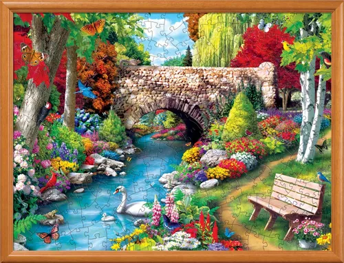 Miniatura 4 de Masterpieces Rompecabezas EZ Grip de 300 piezas, Willow Whispers, 18 x 24 pulgadas