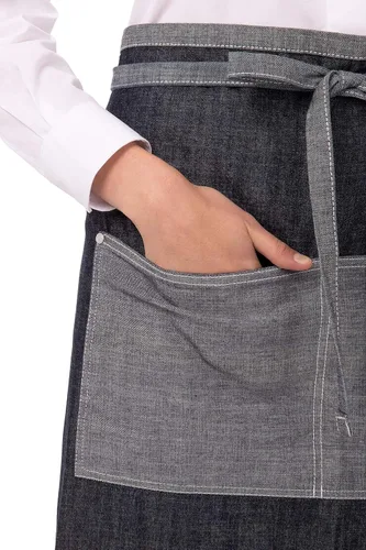 Miniatura 3 de Chef Works Unisex-Adult Manhattan Half Bistro ApronAprons