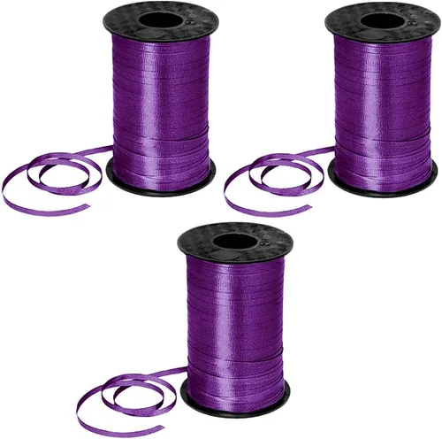 Miniatura 38 de PMU Tira de cinta rizadora negra de 500 yardas x 3/16 pulgadas para envolver regalos, decoración de cumpleaños, celebraciones, fiestas, accesorios