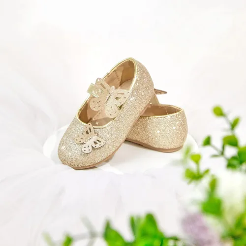 Miniatura 3 de Felix & Flora Zapatos de ballet para niñas pequeñas Zapatos planos Mary Jane para niñas de flores, zapatos de vestir para fiestas y bodas