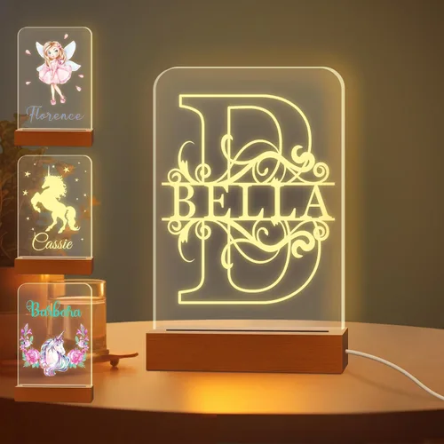 Miniatura 11 de Luz nocturna con foto personalizada, lámpara LED con nombre de corazón, lámpara acrílica personalizada con imagen, regalo para su novia, amante