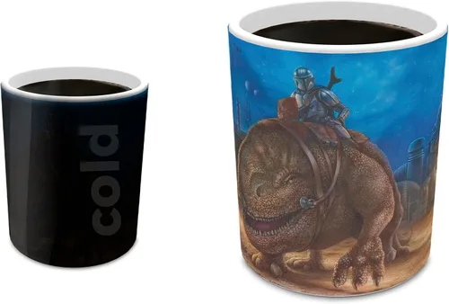 Miniatura 11 de Morphing Mugs Star Wars - The Book of Boba Fett - Un nuevo comienzo - Una taza sensible al calor de 16 onzas - Imagen completa revelada cuando se
