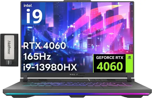 ASUS ROG Strix Nebula FHD 165Hz - Laptop para juegos de 16 pulgadas, Intel i9-13980HX, 32GB DDR5, 1TB SSD, NVIDIA GeForce RTX 4060 8G GDDR6, teclado
