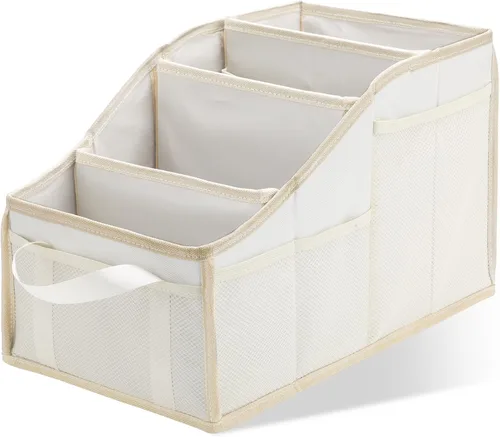 Miniatura 10 de Honeydak Organizador de asiento de pasajero, almacenamiento plegable para consola, asiento delantero/trasero con múltiples bolsillos, organizador