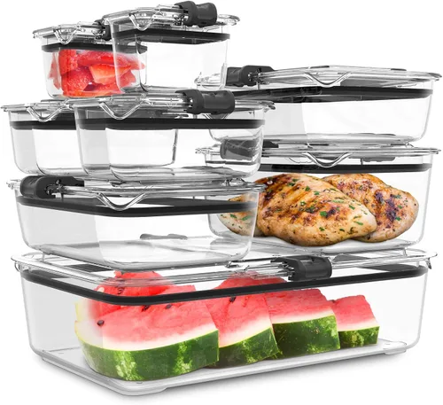 Miniatura 7 de Prepara Latchlok Contenedor de almacenamiento de alimentos de Tritan, 13 tazas, transparente