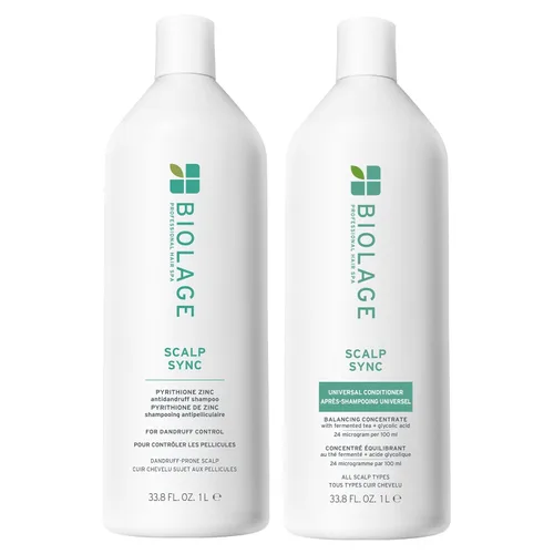 Biolage Scalp Sync Anti-Dandruff Shampoo & Universal Conditioner Set - Targets Dandruff, Controls The Appearance of Flakes & Relieves Scalp