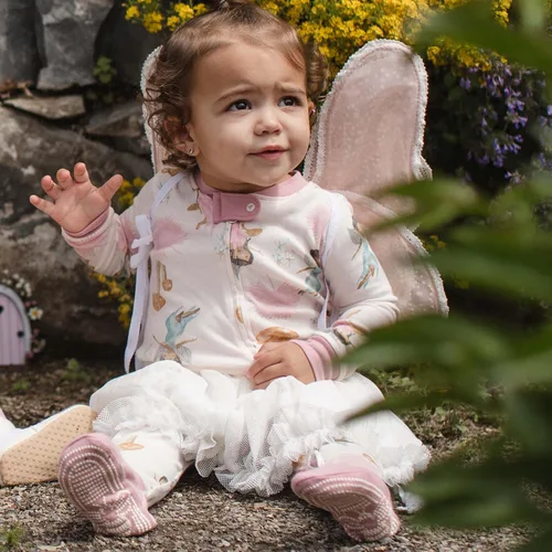 Miniatura 95 de Burt's Bees Baby Pijama para bebé niña, 100% algodón orgánico, pijama de una pieza, overol diagonal con cremallera, ajuste cómodo