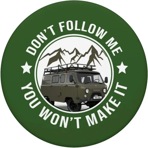 Miniatura 3 de Buchanka UAZ 452 Off-Road 4x4 Minivan Camping PopSockets intercambiables PopGrip