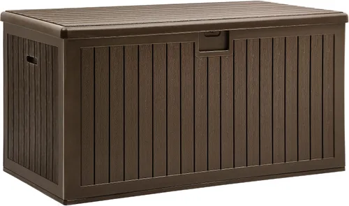 Miniatura 55 de YITAHOME Caja grande de resina de 100 galones, cajas de almacenamiento al aire libre para muebles de patio, cojines de exterior, herramientas
