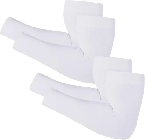 Miniatura 9 de Newbyinn Mangas de brazo para hombres y mujeres, talla L a XL, manga de protección solar UV para cubrir tatuajes, funda de compresión refrescante 2