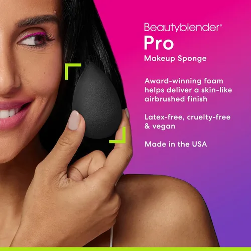 Miniatura 2 de beautyblender® Esponja de maquillaje Pro Blender Mezcla bases líquidas, polvos y cremas Aplicación sin manchas Vegana, libre de crueldad