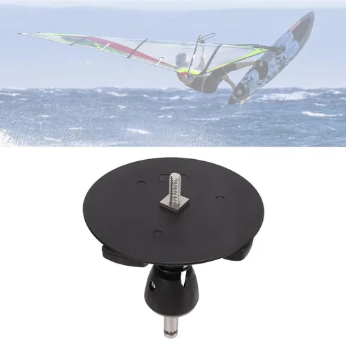 Miniatura 5 de Rosvola Base de mástil de windsurf, nailon y metal de larga duración 360° Base universal para mástil de windsurf, ahorro de energía portátil
