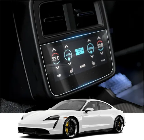 Miniatura 7 de Ruiya Protector de pantalla para Porsche Taycan de 10.9 pulgadas, accesorios para Porsche Taycan, 2 unidades, películas de navegación de plástico