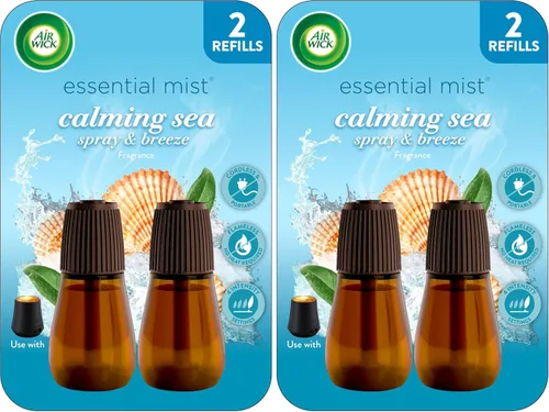 Miniatura 11 de Recambio de Air Wick Essential Mist, 2 unidades, olor a madreselva y frambuesa, difusor de aceites esenciales, ambientador