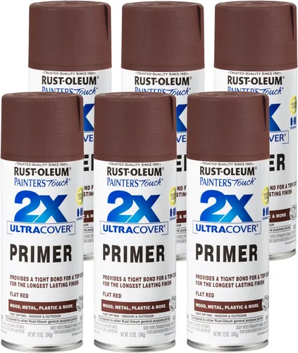 Miniatura 19 de Rust-Oleum 334017 Painter's Touch 2X Ultra Cover - Imprimación en aerosol, 12 onzas, gris plano, (paquete de 1)