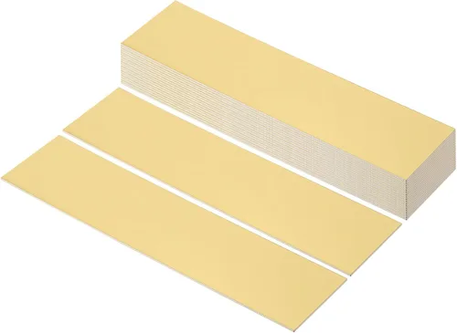 Miniatura 11 de PATIKIL Placas de nombre en blanco de 8"x2", paquete de 20, placas de nombre personalizadas grabadas personalizadas, rectángulos en blanco