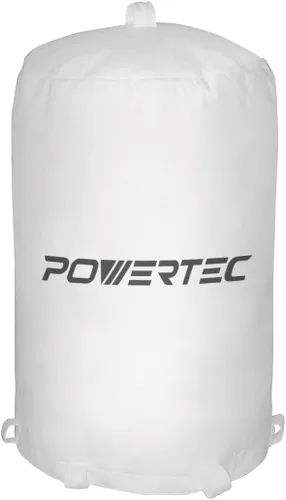 POWERTEC 70333 Bolsa colectora de polvo, 21 x 31 pulgadas, filtro de 1 micrón, para JET, Grizzly, Shop Fox, Wen, Harbor Freight y POWERTEC DC-1512