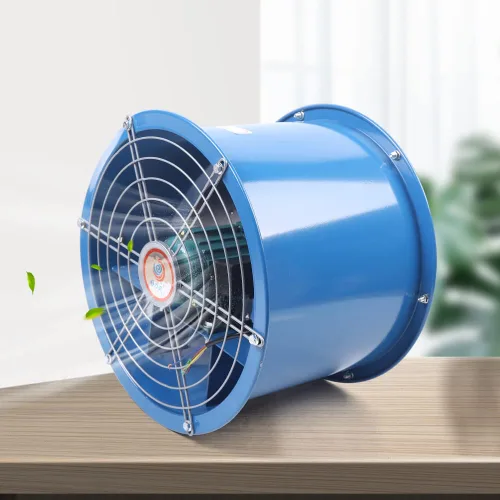 Miniatura 4 de Ventilador axial de 16 ''ventilador axial Ventilador 110 V 5400 m³/H Cilindro Tubo Ventilador Ventilador de Ventilación Ventilador Industrial