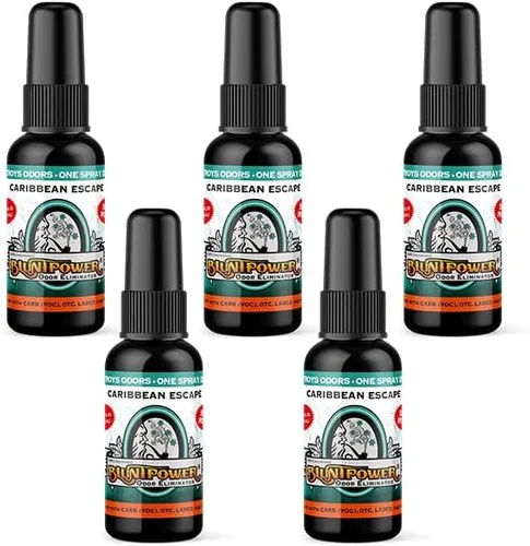 Miniatura 9 de BluntPower (niebla de bambú, paquete de 3) - Eliminador de olores concentrado y aceite difusor - Desodorizador de habitación, eliminador de olores
