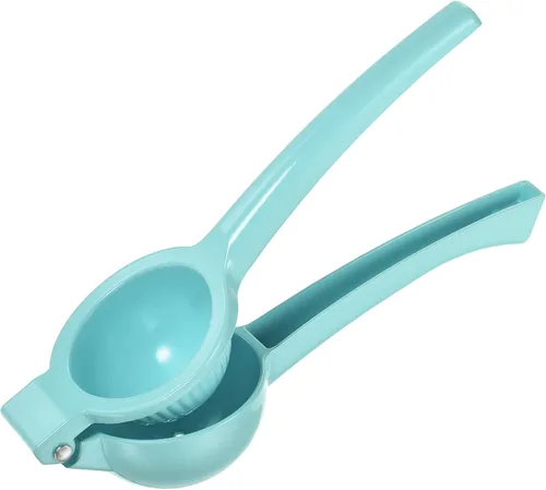 uxcell Exprimidor manual de mano, exprimidor de cítricos de naranja limón de aleación de aluminio, adecuado para limón, sandía, naranja, granada,